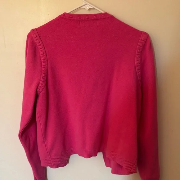 Pink Cardigan Sweater - Picture 5 of 10